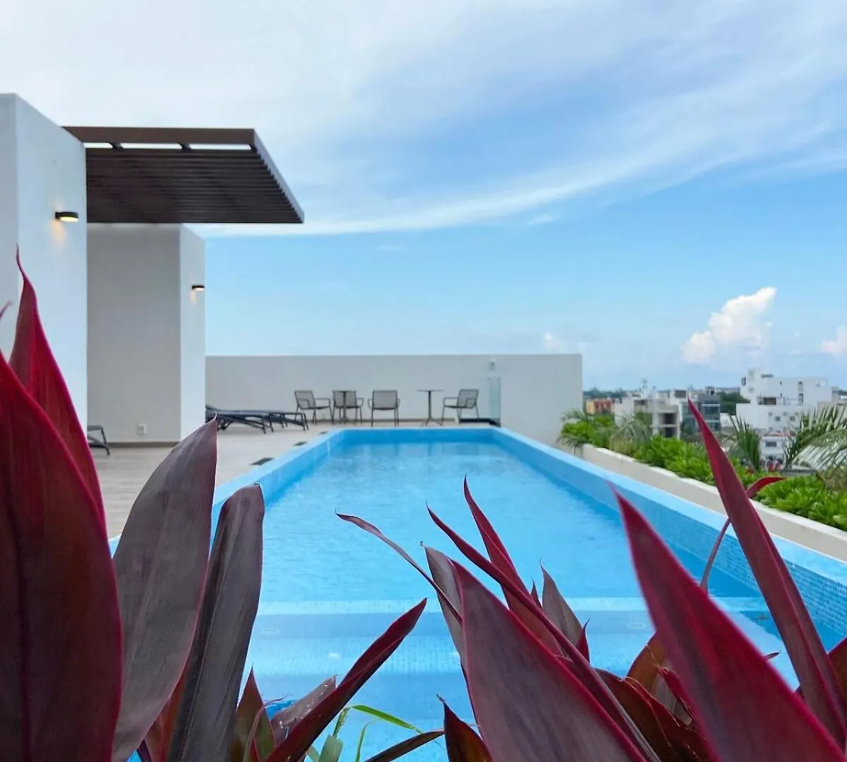 Estrena Estudio Con Coworking,Gym,Alberca,Todo Cerca Playa del Carmen Apartment