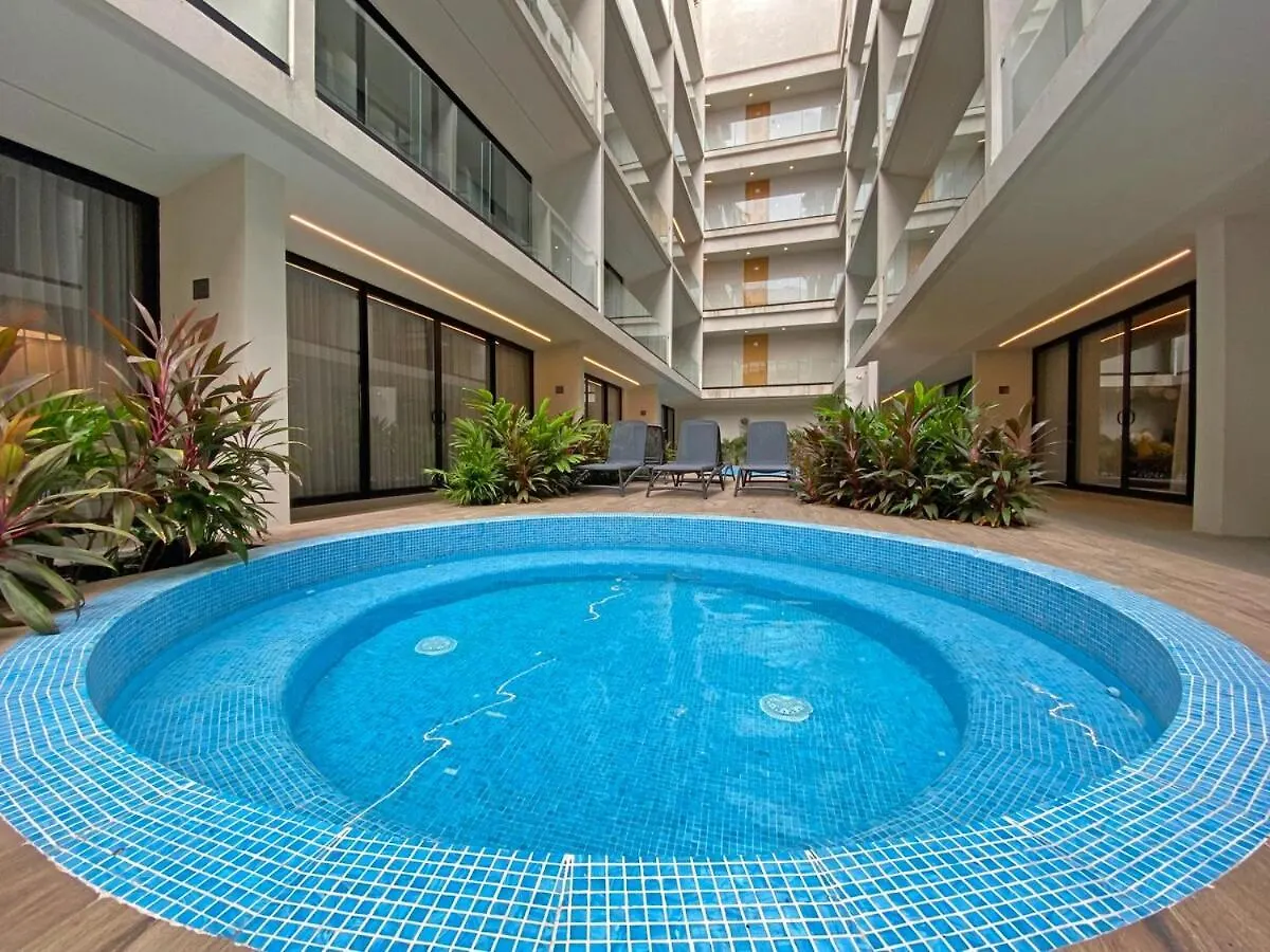 Apartment Estrena Estudio Con Coworking,Gym,Alberca,Todo Cerca Playa del Carmen
